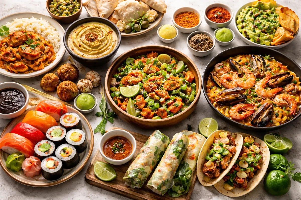 Comment explorer la cuisine du monde avec des recettes authentiques